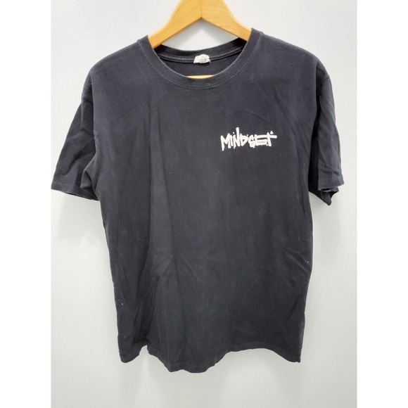 Mindset Band T-Shirt Mens M Punk Straight Edge Hardcore Black Anvil - Picture 2 of 11
